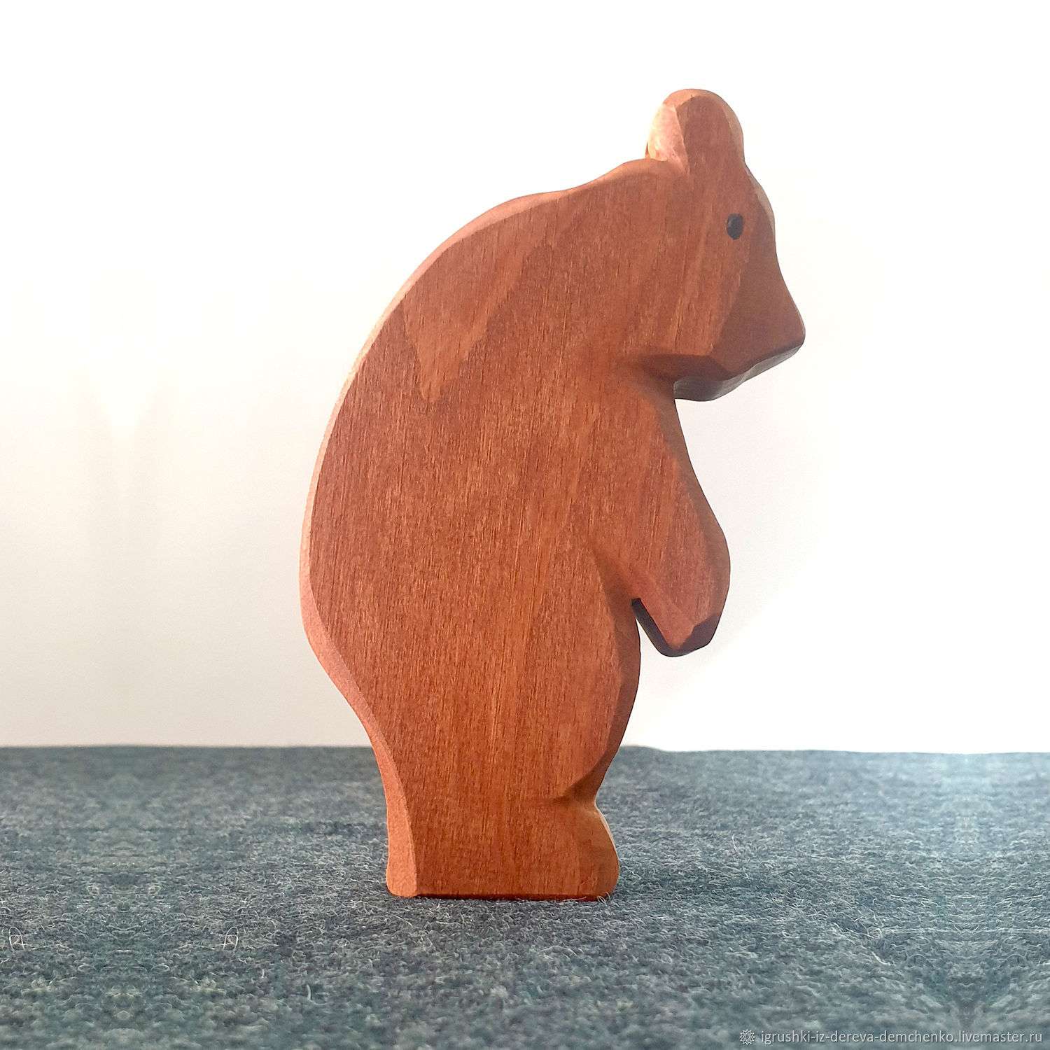 Медведь - фигурка из дерева ручной работы. Развивающие игрушки. в ...