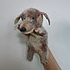 Dog, puppy toy on hand. A theatrical doll for a puppet theater. Puppet show. AnzhWoolToy (AnzhelikaK). My Livemaster. Фото №4