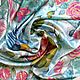 Batik scarf ' Birds'. Shawls1. OlgaPastukhovaArt. My Livemaster. Фото №4