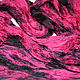 Silk scarf pink with black bright stole batik gift for a woman. Scarves. SilkColor. My Livemaster. Фото №6