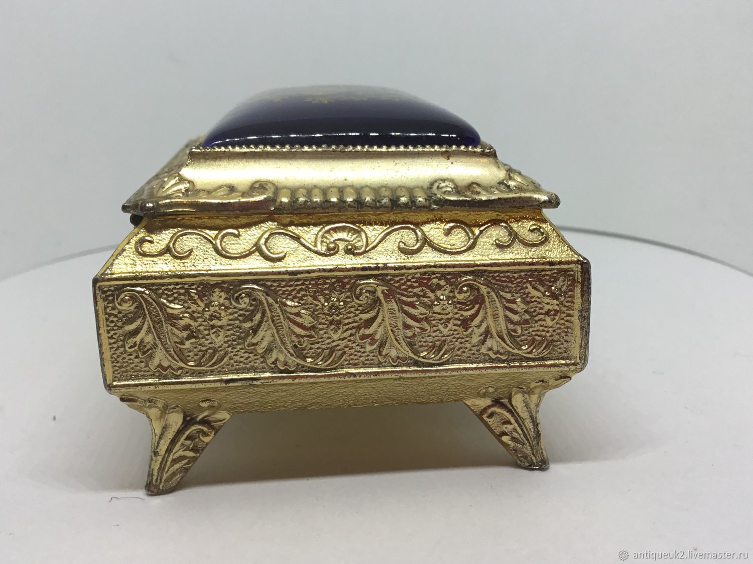 Винтаж: Шкатулка на ножках. Серебрение. БЕСПЛАТНАЯ ДОСТАВКА!!! купить в ...