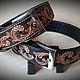 Personalized dog collar made of genuine leather, leather collar, Dog - Collars, Yoshkar-Ola,  Фото №1