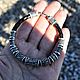 Bracelet Braided Leather Men's Beads Silver. Braided bracelet. kot-bayun. My Livemaster. Фото №6