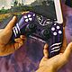 Custom Joystick Black Panther. A gift to the gamer. Gamepad ps4, Gadgets, Omsk,  Фото №1