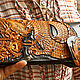 Leather clutch 'with a Japanese dragon', Clutches, Krasnodar,  Фото №1
