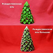 Материалы для творчества handmade. Livemaster - original item Silicone soap Mold Christmas tree, Christmas large. Handmade.