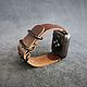 Ремешок для Apple Watch из кожи Horween, Ремешок для часов, Москва,  Фото №1