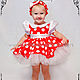 Baby dress polka dot Art.188. Childrens Dress. ModSister/ modsisters. Интернет-магазин Ярмарка Мастеров.  Фото №2