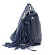 Soft blue bag with shoulder strap with two pockets. Crossbody bag. BagsByKaterinaKlestova (kklestova). My Livemaster. Фото №4