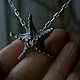 Order Pendant silver pendant with natural stone. Pendant Starfish. Natali Batalova. Livemaster. . Pendant Фото №3