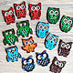 Brooch icon wooden ' OWL'. Brooches. Dubrovina_ART. Online shopping on My Livemaster.  Фото №2