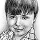  Pencil portrait of a little girl. Pictures. Artist Mariya Kozlova. Online shopping on My Livemaster.  Фото №2