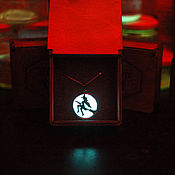 Украшения handmade. Livemaster - original item Glow-in-the-dark pendant 