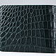 Бумажник из натуральной кожи крокодила IMA0225G. Кошельки. CrocShop товары из экзотической кожи. Интернет-магазин Ярмарка Мастеров.  Фото №2