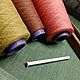  Handmade woven scarf made of Italian yarn linen cotton. Scarves. rezan (rezan). My Livemaster. Фото №6