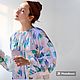 Туника блуза из хлопка в стиле бохо с длинными рукавами, Платья, Ташкент,  Фото №1