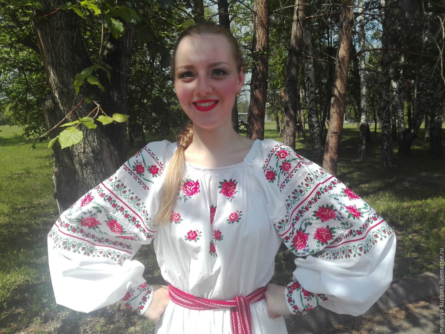 Рубаха в русском стиле женская