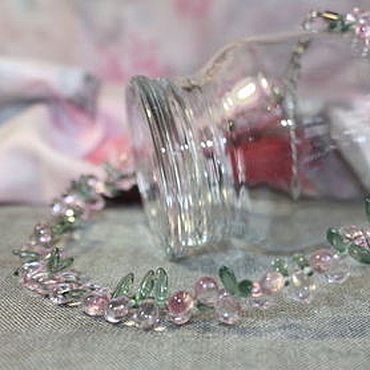 Украшения ручной работы. Ярмарка Мастеров - ручная работа Колье: Колье "Ирга. Весна" авторская ручная работа. Handmade.
