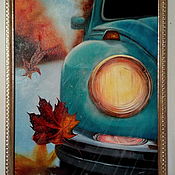 Картины и панно handmade. Livemaster - original item Autumn. Kafer.  Oil painting 30/40 cm. Handmade.