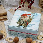Для дома и интерьера handmade. Livemaster - original item The box of the forest gnome nisse scandi style. Handmade.