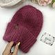 Шапка тыковка из пуха норки. Шапки. Lana WoolBoutique. Ярмарка Мастеров.  Фото №6