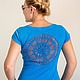 Синяя футболка с ажурной аппликацией на спине Размер S-M, Футболки, Бриндизи,  Фото №1