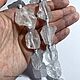Горный хрусталь. Бусины. Добрые камушки. Интернет-магазин Ярмарка Мастеров.  Фото №2