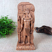 Для дома и интерьера handmade. Livemaster - original item Anubis, an ancient Egyptian god, a wooden statuette. Handmade.