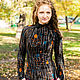 Turtleneck - Print turquoise beads. Turtleneck Sweaters. AVS -dressshop. Online shopping on My Livemaster.  Фото №2