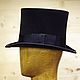 Black satin top hat ' Onegin'. Cylinder. Felt Hats Shop. Online shopping on My Livemaster.  Фото №2