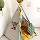 Вигвам на 5 опор / Палатка. Вигвам. Маргарита tipi_workshop. Интернет-магазин Ярмарка Мастеров.  Фото №2
