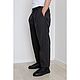 Брюки мужские из конопляного холста Canvas Hemp Two Pleat Pant Grey, Брюки мужские, Нижний Новгород,  Фото №1