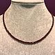 Beads 'Garnet», Necklace, Yaroslavl,  Фото №1