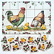 Tiles and tiles: Rooster, Chicken and Corn Tile Painting, Tile, Kazan,  Фото №1