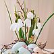 Easter composition with snowdrops. Composition. anna_rzn_floristika. My Livemaster. Фото №4