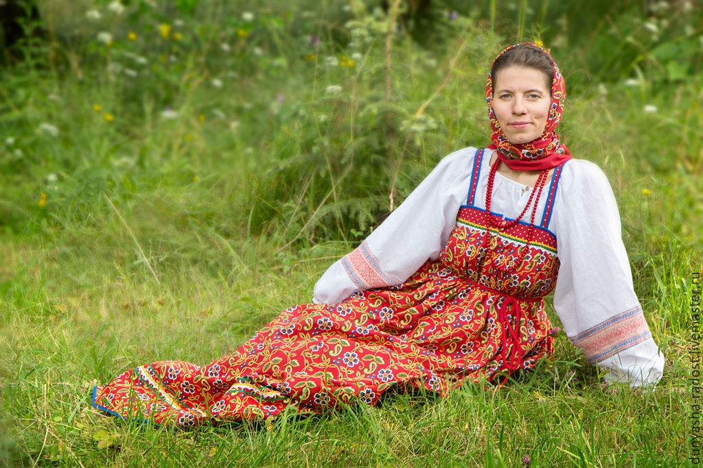 Расчет Ткани На Русское Народное Платье фото 17