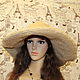 Jute hat with wide brim summer. Hats1. Ekostil. Online shopping on My Livemaster.  Фото №2