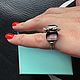 Ring with a secret, amethyst, silver, 16 p., Indonesia. Vintage ring. Dutch West - Indian Company. My Livemaster. Фото №4