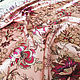 Шёлк атлас с цветами, Италия, Ткани, Тюмень,  Фото №1