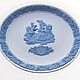 Винтаж: Wedgwood Jasperware Редкая белая тарелка с голубой лепниной. Тарелки декоративные винтажные. Decor.mylove. Ярмарка Мастеров.  Фото №4