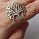 Брошь из серебра  "Дерево жизни". Брошь-булавка. Newstylejewelry. Ярмарка Мастеров.  Фото №4