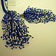 Lariat of beads 'Starry night'. Lariats. batina30. Online shopping on My Livemaster.  Фото №2
