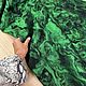 Жаккард тафта черно-зеленые разводы. Ткани. Эксклюзивные ткани made in ITALY. Ярмарка Мастеров.  Фото №6