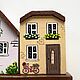Заказать Ключница "Домики Прованса" настенная с 5 крючками. Woodan. Ярмарка Мастеров. . Ключницы настенные Фото №3