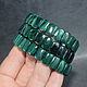 Bracelet natural stone malachite. Bead bracelet. naturalkavni. Online shopping on My Livemaster.  Фото №2