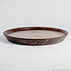 Wooden Round Serving tray (40#3. Trays. ART OF SIBERIA. Online shopping on My Livemaster.  Фото №2
