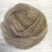 Материалы для творчества handmade. Livemaster - original item Russian wool 22 microns. Beige. Sheep in tops.. Handmade.