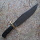 Knife 'Cutlass Bowie' Damascus g10. Knives. Artesaos e Fortuna. Online shopping on My Livemaster.  Фото №2