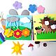 Toys: Educational book, attractive game, made of felt. Gift. Cubes and books. Chanterelle. Online shopping on My Livemaster.  Фото №2