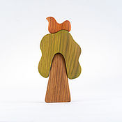 Аист, деревянная вальдорфская игрушка